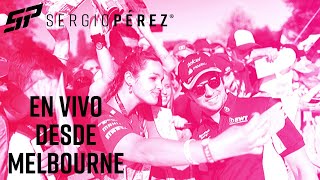 Checo en vivo previo al GP de Australia [upl. by Mellins]