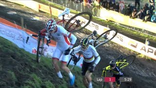 Highlights 201718 Telenet UCI Cyclocross World Cup Bogense  Round 4 Men Elite HD [upl. by Toms]