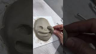 Surreal clay face experiment [upl. by Malcah554]