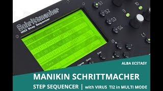 HOW TO SEQUENCE WITH THE MANIKIN SCHRITTMACHER [upl. by Nwaf199]