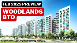 Feb 2025 BTO Preview Woodlands HDB BTO February 2025 Launch Review Singapore [upl. by Ennaoj]