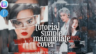 WATTPAD COVER TUTORIAL  SIMPLE MANIP 1 [upl. by Bonnice]