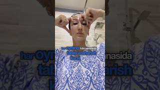 Tabiiy Yosharish kursim xali ham 50 chegirmada гимнастикадлялица faceyoga йогадляженщин [upl. by Ahsinrad]