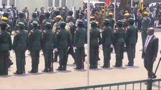 NowLive Zimbabwe STATE Of the Nation Address Army Inspection March By Mnangagwa [upl. by Mungovan662]