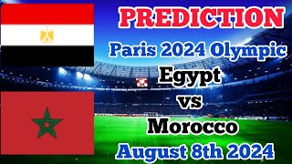 Egypt vs Morocco Prediction and Betting Tips August 8th 2024 [upl. by Alliuqat]