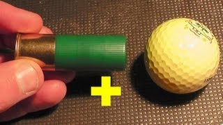 Shotgun Golfing slow motion study [upl. by Dlanar]