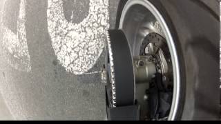 BMW F800ST drive belt tracking [upl. by Ilysa]