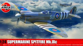 Airfix 124 Spitfire MkIX C part 2 [upl. by Gnuj61]