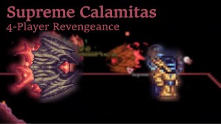 Terraria Calamity  Supreme Calamitas Revengeance Mode 4Player [upl. by Nylrahc544]