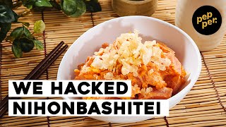 Nihonbashitei Spicy Tuna Sashimi Recipe How to Make It with Tempura Flakes  Food Hack • Pepperph [upl. by Zacks]