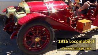 Vintage Car Display Starring 1916 Locomobile  Skope Classic 2023 [upl. by Ime]