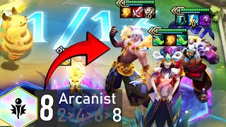 Lissandra 3 star 8 Arcanist TFT set 11 [upl. by Susette50]