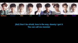 Color Coded Lyrics EXO  Monster Korean Version [upl. by Allsopp]