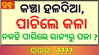 Odia Dhaga Dhamali  Clever Question and Answer  Tricky Question  Odia Dhaga Katha  Odisha [upl. by Trescha]