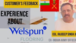 Customer Feedback about WELSPUN SPC Flooring in Delhi welspun [upl. by Tsiuqram]