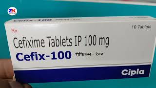 Cefix 100Mg Tablets  Cefixime Tablets  Cefix 100 Tablets Uses Benefits Dosage review in Hindi [upl. by Adnolohs]