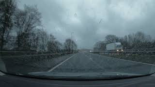 Demonstration of Halfords Autocentres Duxback windscreenglass treatment at 70mph  Halfords UK [upl. by Noiramed]