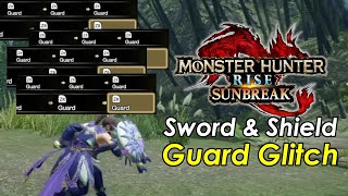 MHRise Sunbreak  Sword amp Shields Guard is BROKEN in a glitchy way [upl. by Goldsworthy]