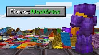 minecraft mas TODOS OS BIOMAS SÃO ALEATÓRIOS [upl. by Ohce983]