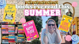 JUNE amp JULY READING WRAP UP 🏝️🍉  romcoms fantasy mystery [upl. by Craw527]