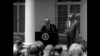 quotThurgood Marshall Nominated to Supreme Courtquot Washington DC 6131967 [upl. by Eenitsed]