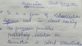 Hypervisor amp Types Of Hypervisor  Cloud Computing Hindi [upl. by Cavit81]