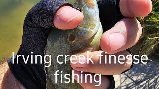 Bass fishing Irving Creeks 2 [upl. by Auhsot]