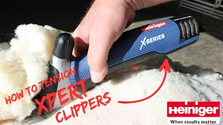 How to tension Heiniger Xpert Clippers [upl. by Eatton]