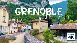 GRENOBLE🇫🇷 COUNTRYSIDE WALKING TOUR BEST PLACE TO VISIT IN GRENOBLE 4k grenoble walkingtour [upl. by Omixam]