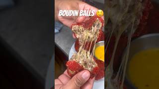 Making boudin balls my way  neworleansfood food hotcheetos [upl. by Htiderem442]