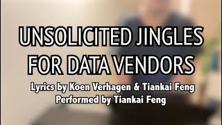 UNSOLICITED JINGLES FOR DATA VENDORS [upl. by Alexi310]