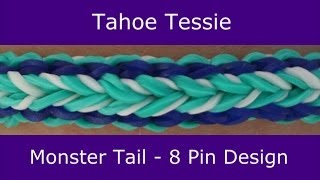 Monster Tail® Tahoe Tessie Bracelet by Rainbow Loom [upl. by Zehe]