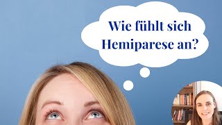 Wie fühlt sich Hemiparese eigentlich an [upl. by Nnorahs]