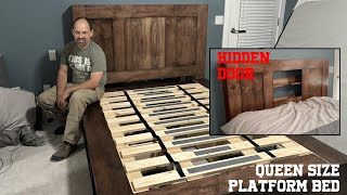 Queen Platform Bed Build [upl. by Cilurzo]