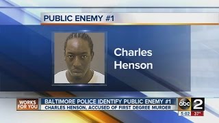 Baltimore police identify new public enemy Charles Henson [upl. by Enahsed]