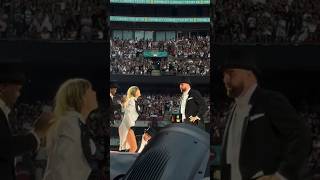 Travis Kelce on stage with Taylor Swift love music support subscribe vlog status tnt couple [upl. by Lumpkin]