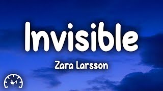 Zara Larsson  Invisible End Title from Klaus Lyrics [upl. by Sakiv284]