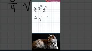 Convertir de exponente fraccionario a radical  SimpleAlgebra1 cursodealgebra maths matematicas [upl. by Eniliuqcaj]