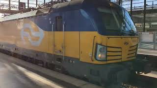 Locohauled Amsterdam to Berlin express passing through Zoo Garten station [upl. by Edna990]