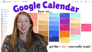 How to Change Google Calendar Colors on Computer amp iPhone [upl. by Baily]