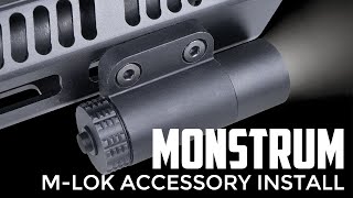 MLOK Accessory Install Using TNut Mounting Hardware [upl. by Elesig]