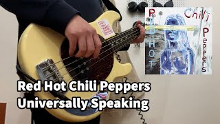 Red Hot Chili Peppers – Universally Speaking BASS COVER [upl. by Acireed]