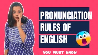 Pronunciation Rules of Englishpronunciationguidepronunciationpracticeenglishforbeginners [upl. by Shaddock]