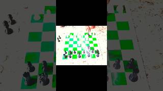 Brilliant Triple Fork with Queen 😍 in Englund Gambit chess tricks youtubeshorts viral [upl. by Ramyar]