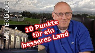 10 Punkteprogramm für unsere Wirtschaft  Aufschwung ist machbar Herr Nachbar [upl. by Ettolrahc]