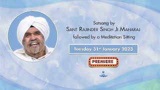 Satsang By Sant Rajinder Singh Ji Maharaj  Jan 31 2023 [upl. by Anahcar731]