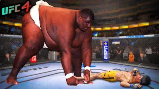 Emmanuel Yarbrough vs Bruce Lee EA sports UFC 4  rematch [upl. by Netsud]