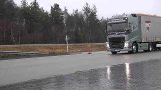 Volvo Trucks  Emergency braking at its best [upl. by Rosella]