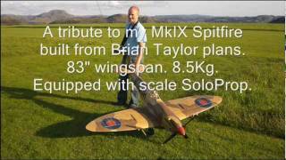 83quot Spitfire MkIXCRASH [upl. by Hairakcaz]