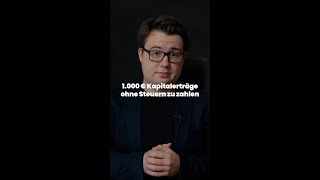 Mehr Kapitalerträge steuerfrei Erhöhung des SparerPauschbetrags auf 1000 € geplant shorts [upl. by Cassidy246]